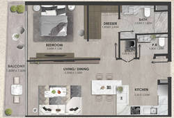 1 bedroom apartment